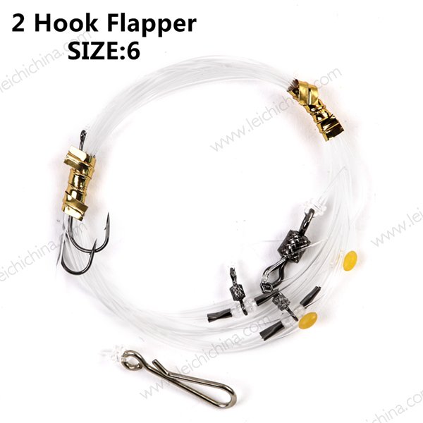 2 Hook Flapper SIZE 6