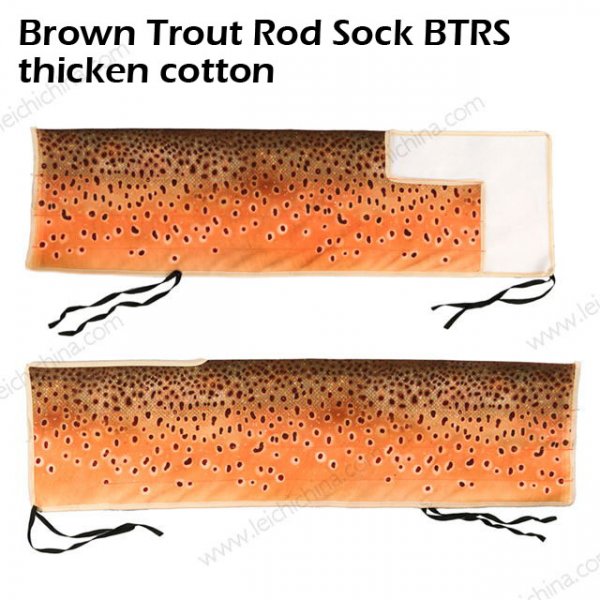 Brown Trout Rod Sock BTRS thicken cotton