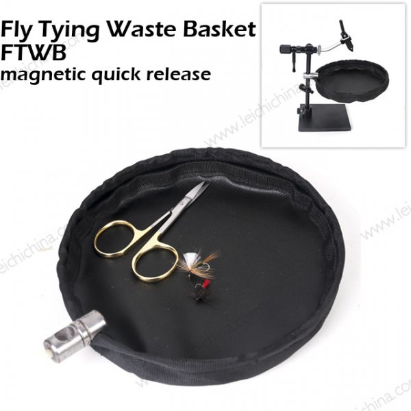 Fly Tying Waste Basket FTWB magnetic quick release