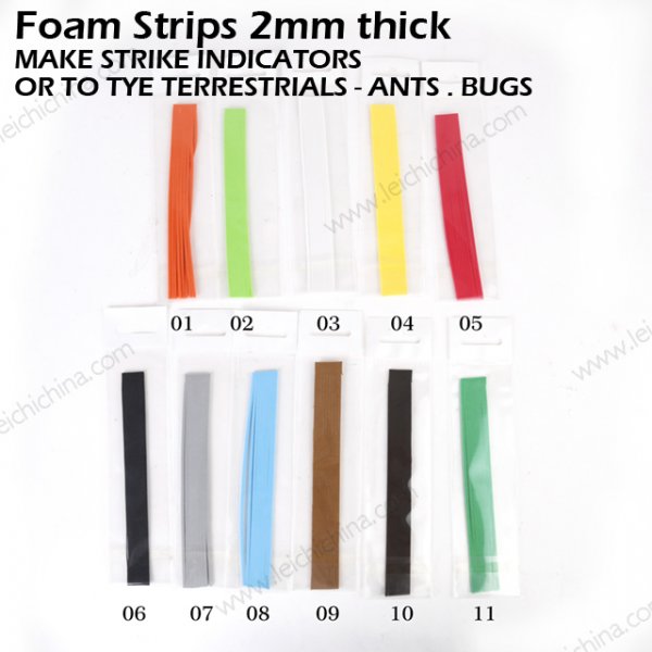 Foam Strips 2mm thick