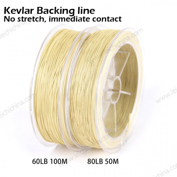 Kevlar Backing line  No stretch，immediate contact