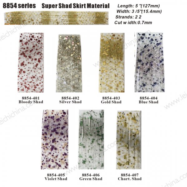 8854 Super Shad Skirt Material