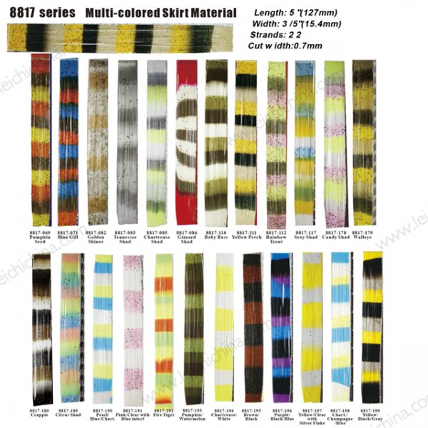 8817Multi-Colored Skirt Material.1