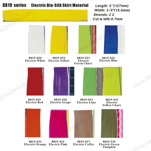 8819 Electric Bio Silk Skirt Material