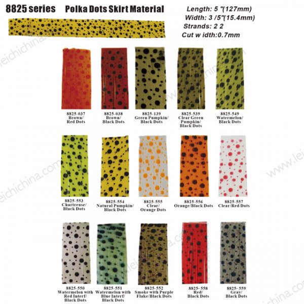 8825 Polka Dots Skirt Material