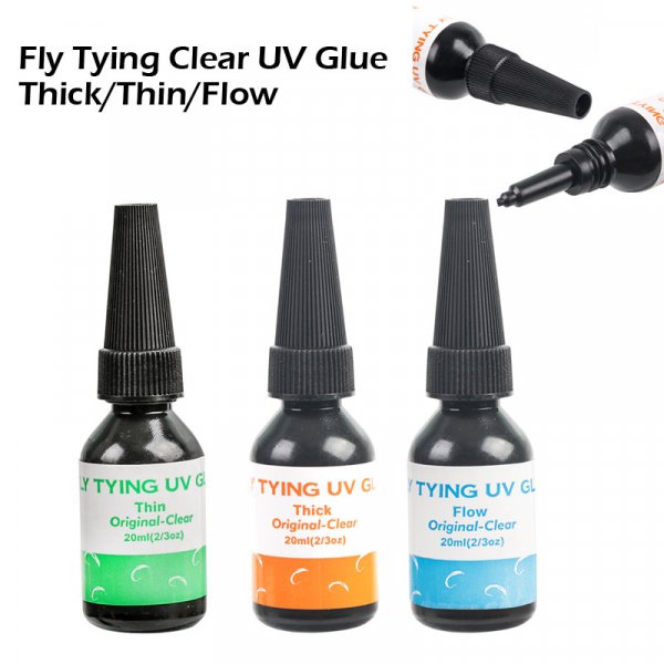 Fly Tying Clear UV Glue