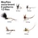 mayflies assortment 6 patterns 12 flies.2