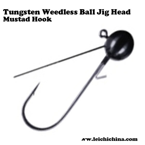 Tungsten Weedless Ball Jig Head