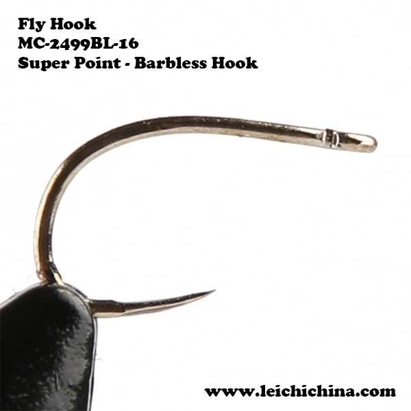 fly tying hook Super Point - Barbless Hook MC-2499BL
