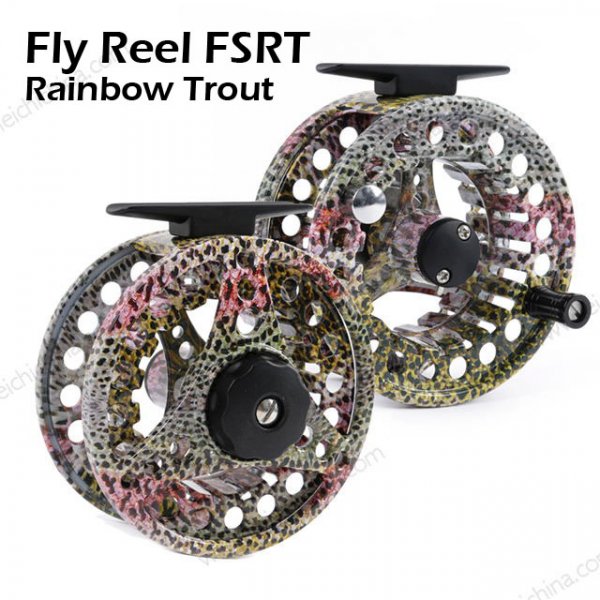 Rainbow Trout Skin Fly Fishing Reel FSRT
