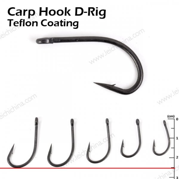 Carp Hook D-Rig (Teflon Coated)