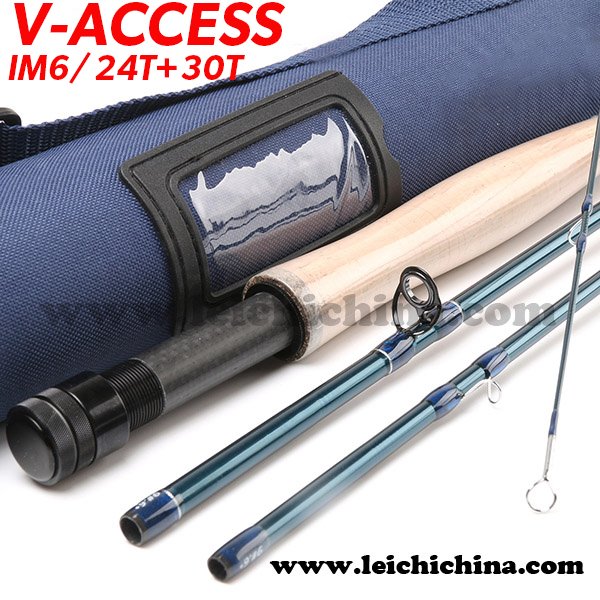 IM6/24T+30T SK carbon fiber fly fishing rod V-access series