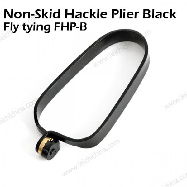 Non-Skid Hackle Plier Black Fly tying FHP-B