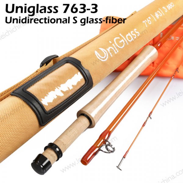 Uniglass Unidirectional S Fiberglass Fly Rod 7633