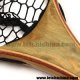 FL18 green burl wood landing net