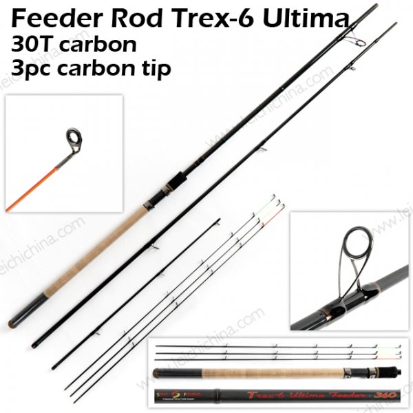 Feeder Rod Trex-6 Ultima 30T carbon 3pc carbon tip