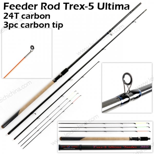 Feeder Rod Trex-5 Ultima 24T carbon 3pc carbon tip