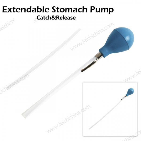 Extendable stomach pump