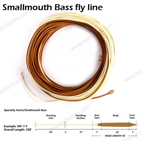 Smallmouth Bass fly line