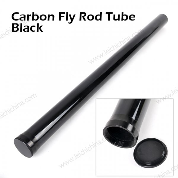 Light weight Carbon Fly Rod Tube Black