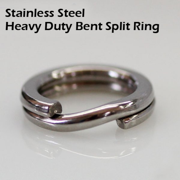 Stainless steel Hesvy Duty Bent Split Ring