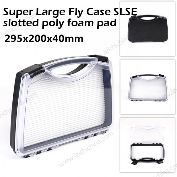 Super Large Fly Case SLSE slotted poly foam pad 
