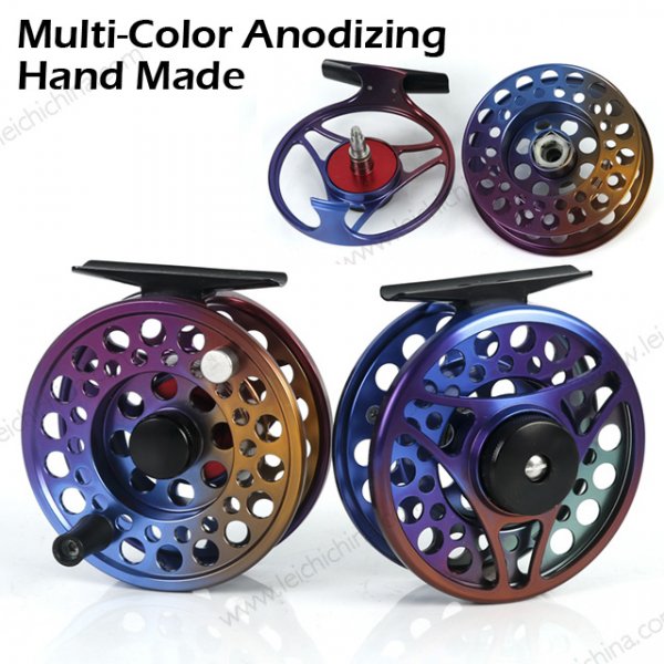  multi color fly reel