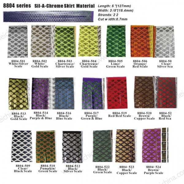 8804 Sil-A-Chrome Skirt Material
