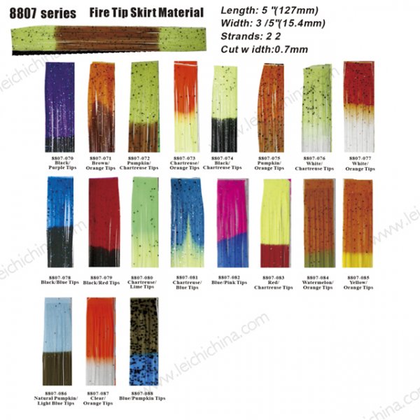 8807 Fire Tip Skirt Material