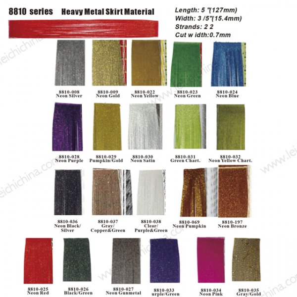 8810 Heavy Metal Skirt Material