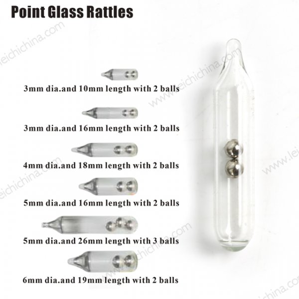 Fishing Point Glass Rattles