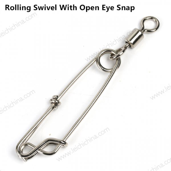 Rolling Swivel With Open Eye Snap