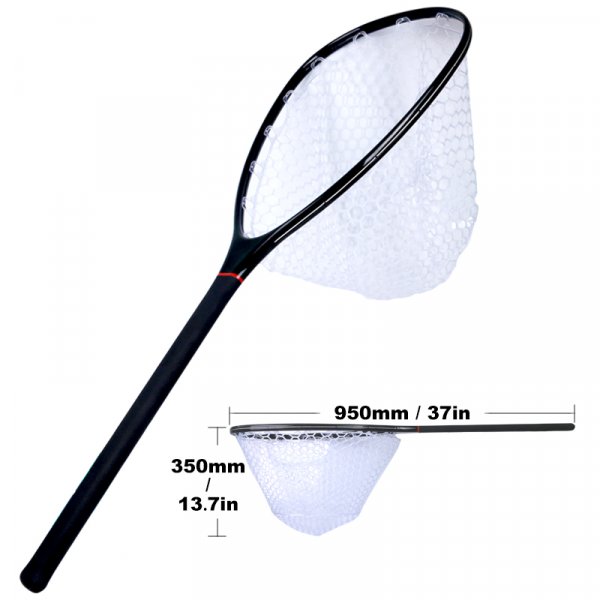 Long handle Carbon fiber Fly fishing Landing net FL97