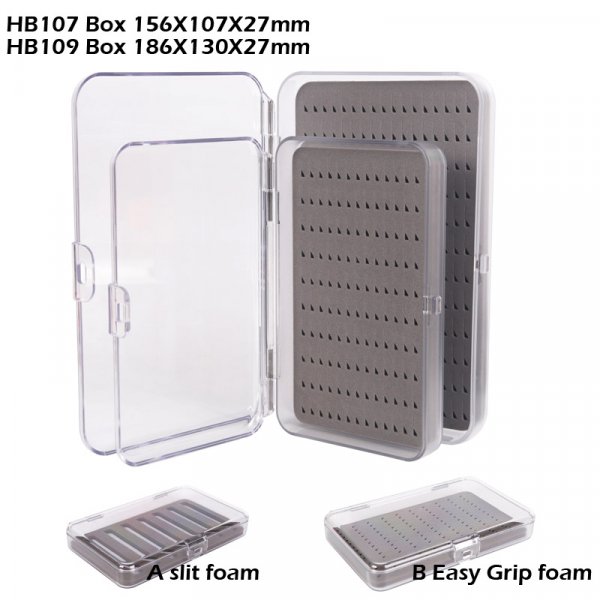 Slim Light Fly Fishing Box HB107 and HB109