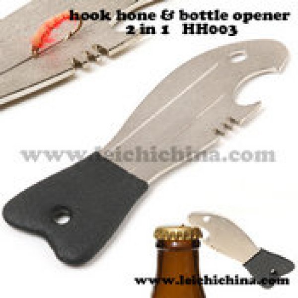  fish hook hone and bottle opener 2 in 1 HH003