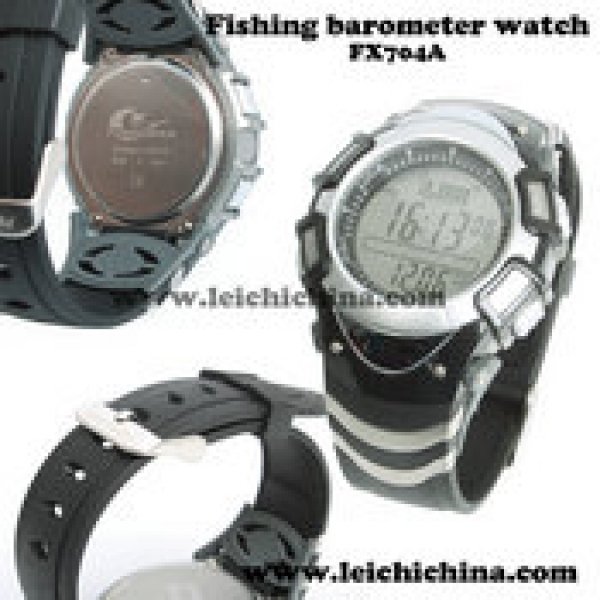 Fishing barometer watch