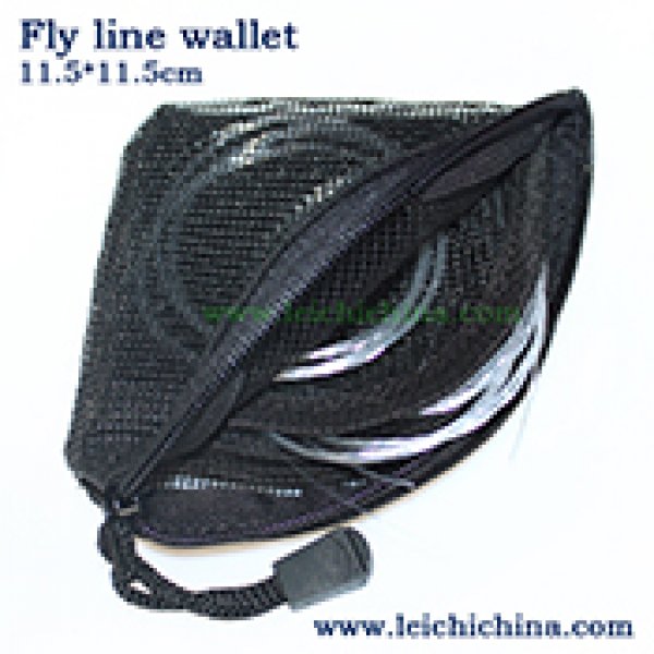 Fly fishing mesh leader wallet