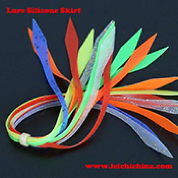 Fishing lure silicone skirt