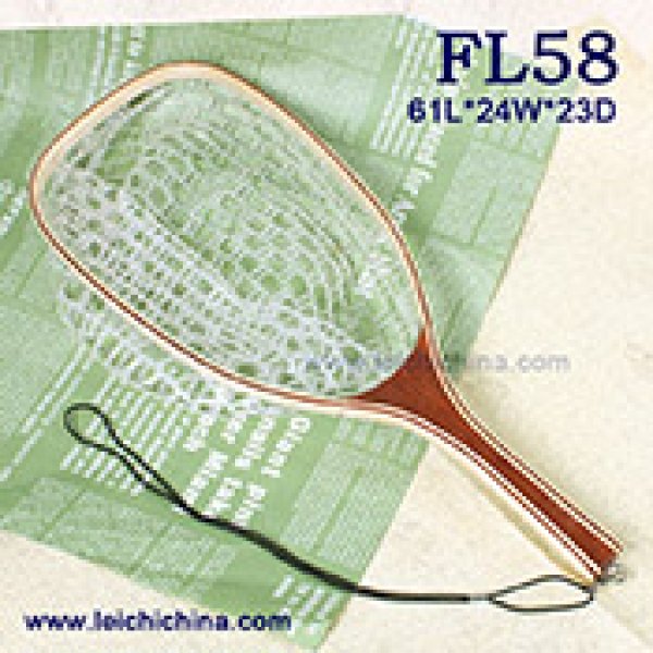 Square rubber net fishing landing net FL-58