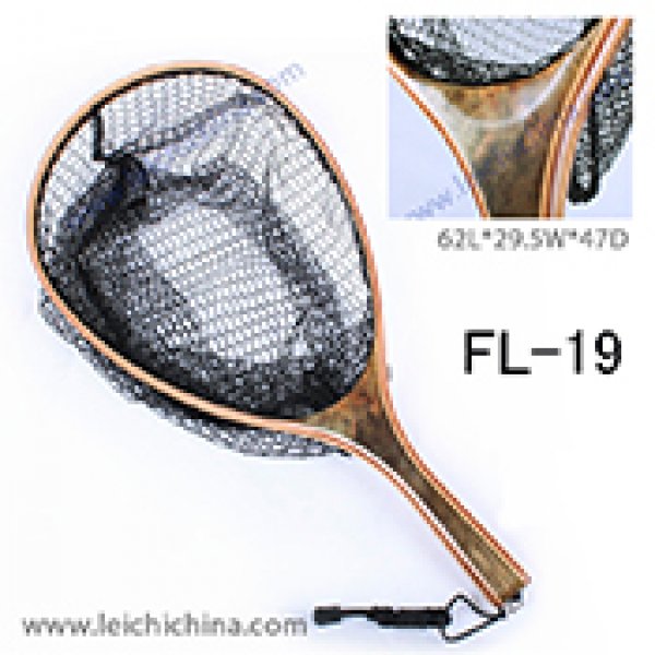 Top quality burl wood hand fly fishing trout net