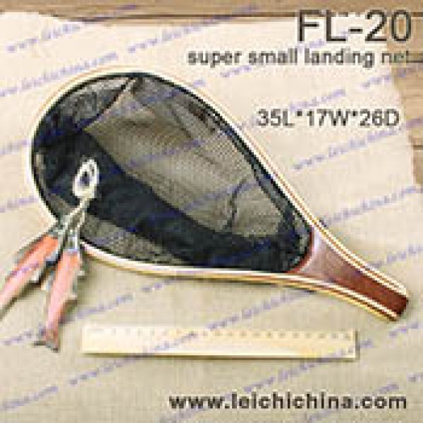 FL-20 super small wooden fishing landing net