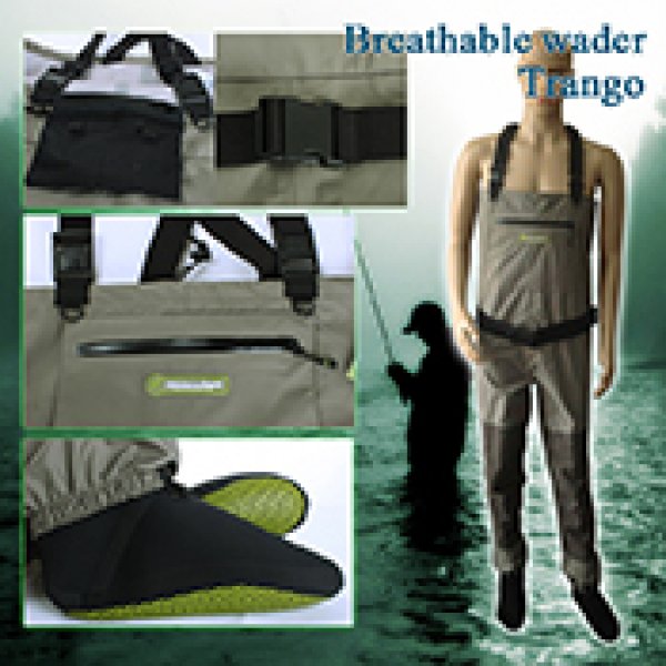 fly fishing breathable wader Trango