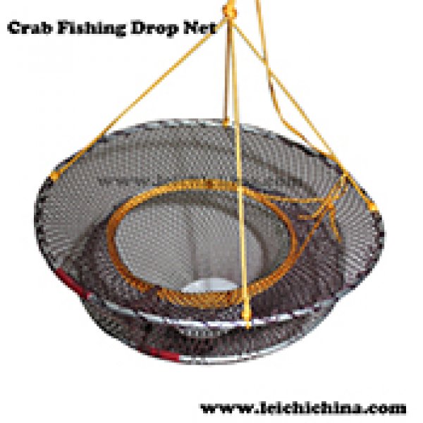 foldable crab fishing drop net