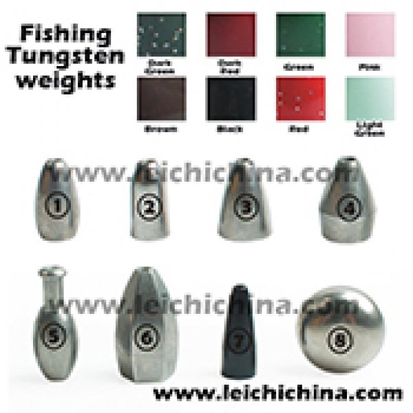 tungsten fishing weights