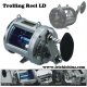 graphite body trolling reel LD