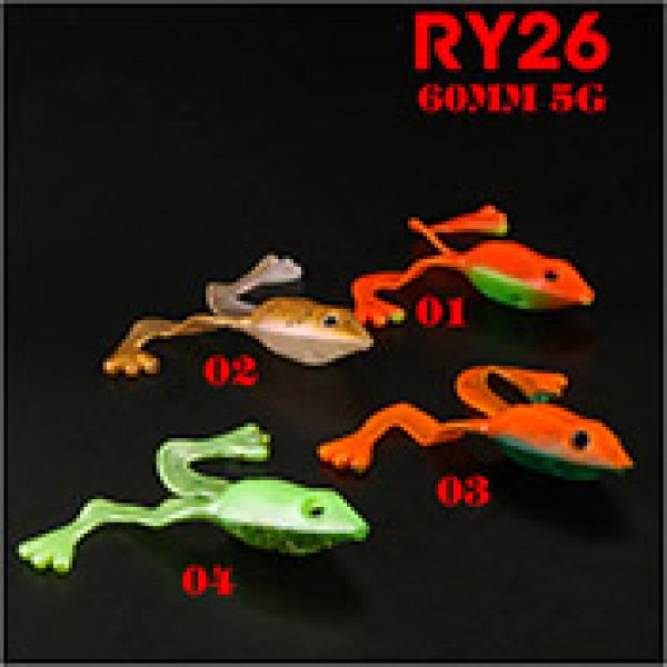 soft fishing lure frog RY26-60
