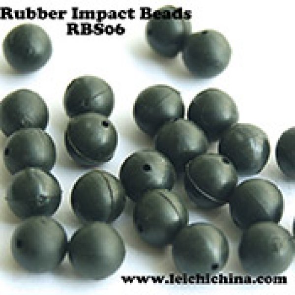 fishing rubber impact beads RBS06