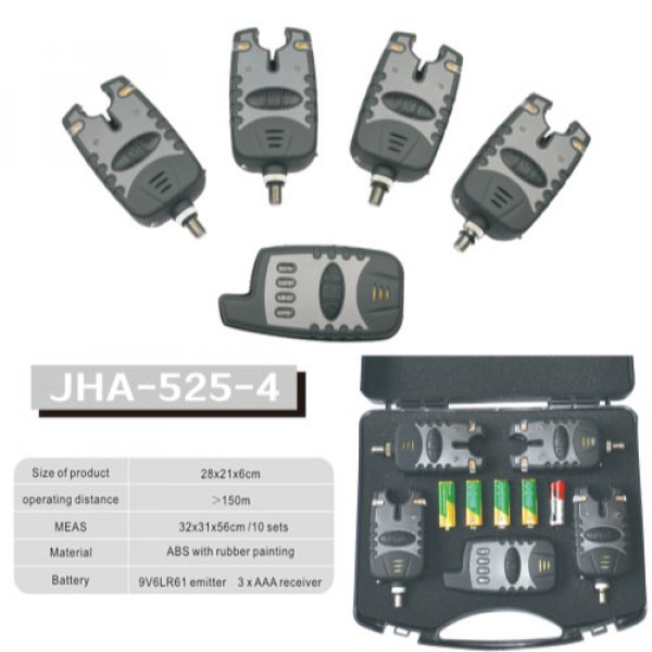 p fishing wireless bite alarm JHA-525-4