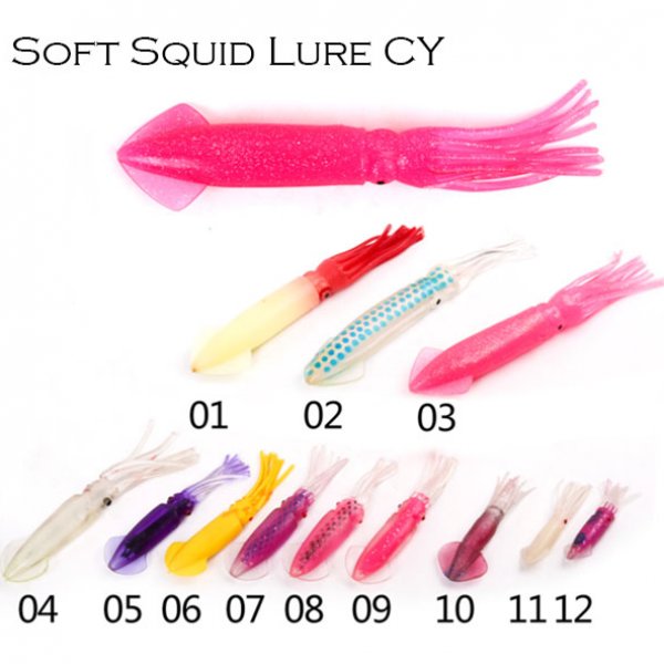 soft  squid lure  CY