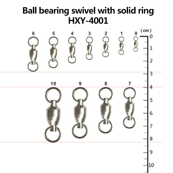 Ball bearing swivel with solid ring    HXY-4001